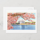 Klassiek Jefferson Memorial, Washington, DC, Briefkaart (Voorkant / Achterkant)