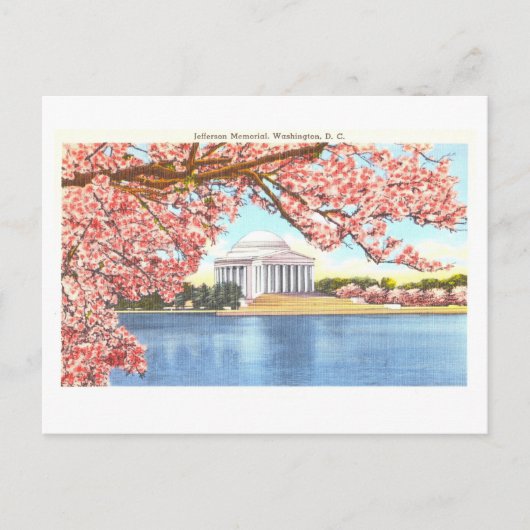 Klassiek Jefferson Memorial, Washington, DC, Briefkaart (Voorkant)