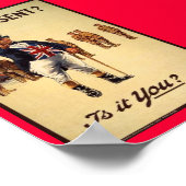 Klassiek John Bull Recruiting Poster (Hoek)