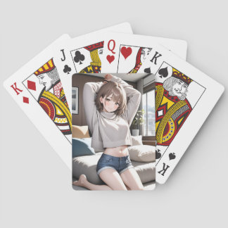Klassiek kaartspel pokerkaarten