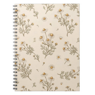 Klassiek Kamille Bloem Botanisch Notitieboek