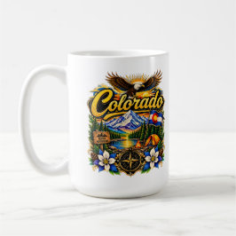 Klassiek Kamperen in de Rocky Mountains in Colorad Koffiemok