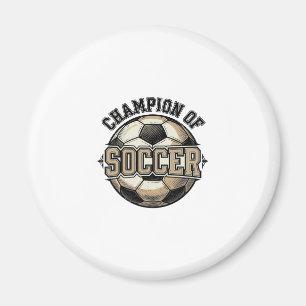 Klassiek Kampioen Voetbalshirt Ontwerp_1 Magneet