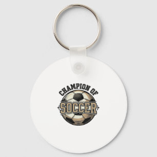 Klassiek Kampioen Voetbalshirt Ontwerp_1 Sleutelhanger