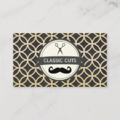 Klassiek Kapperzaak Cirkelpatroon Visitekaartje (Voorkant)