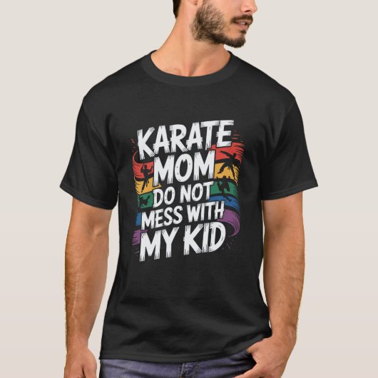 Klassiek Karate Moeder Moederdag 6 T-shirt (Voorkant)