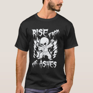 Klassiek Karate Skelet - Vechters Martial Arts Kar T-shirt