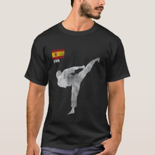 Klassiek karate team vechtsport MMA trap Spanje Sp T-shirt