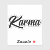 Klassiek Karma Logo Sticker! Sticker (Vel)