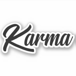 Klassiek Karma Logo Sticker! Sticker