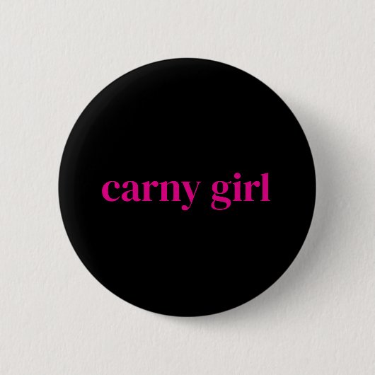 Klassiek Kermis Meisje Ronde Button 5,7 Cm (Voorkant)