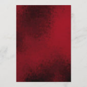 Klassiek Kerst Bloemstuk Initialen Bruiloft Menu (Achterkant)