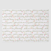 Klassiek kerst carols tissuepapier (Voorkant)