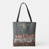 Klassiek Kerst Kinderkoor dat zingt in de Kerk Tote Bag (Achterkant)