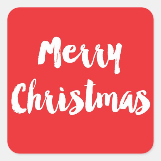 Klassiek Kerst sticker (Voorkant)