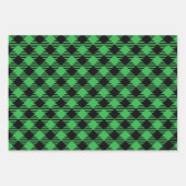 Klassiek Kerst Tartan inpakpapier, Vakantie Inpakpapier Vel (Voorkant 2)