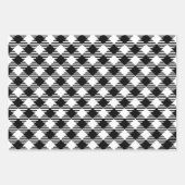 Klassiek Kerst Tartan inpakpapier, Vakantie Inpakpapier Vel (Voorkant 3)