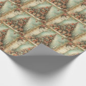 Klassiek kerstboom inpakpapier (Hoek)