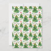 Klassiek Kerstfeest Bel Party Feestdagenkaart (Achterkant)