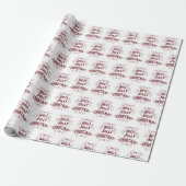 Klassiek Kerstfeest Cadeaupapier (Uitgerold)