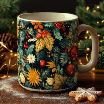 Klassiek kerstgroen met rode ornamenten