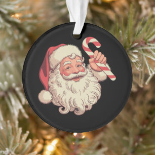 Klassiek Kerstman gezicht grappige oude  Ornament