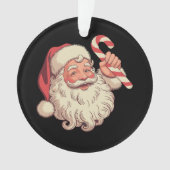 Klassiek Kerstman gezicht grappige oude  Ornament (voorkant)