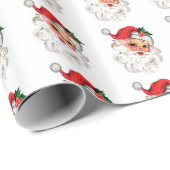 Klassiek kerstman inpakpapier (Rol Hoek)