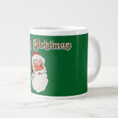 Klassiek Kerstmannetje Grote Koffiekop (Voorkant rechts)