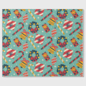 Klassiek Kerstmis 30"x6"Verpakkend Document Cadeaupapier (Vlak)