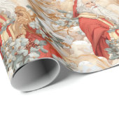 Klassiek Kerstmis Cadeaupapier (Rol Hoek)
