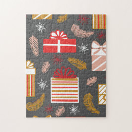 Klassiek Kerstmis Patroon- Oude Kerst  Legpuzzel