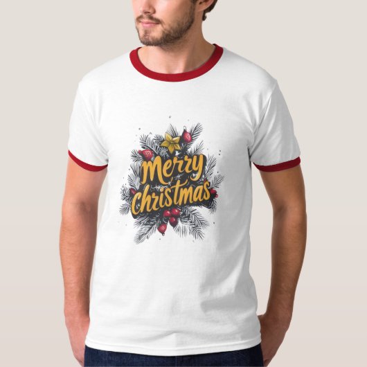 Klassiek Kerstmis T-shirt” T-shirt (Voorkant)