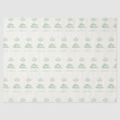 Klassiek kerstmonogram tissuepapier (Voorkant)