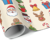 Klassiek kerstpapier cadeaupapier (Rol Hoek)