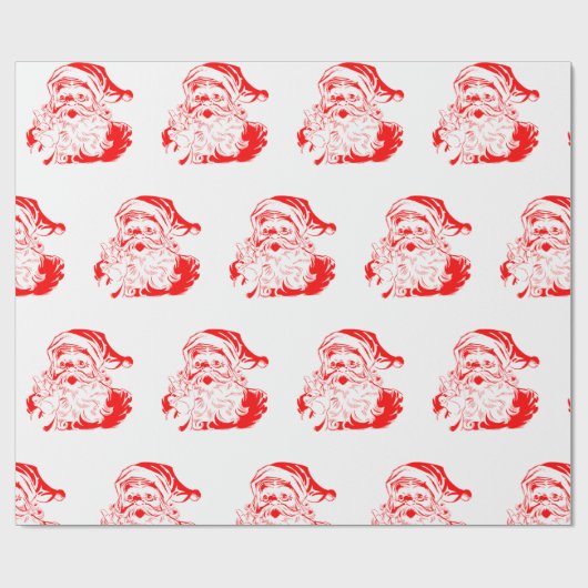 Klassiek kerstpapier cadeaupapier (Vlak)