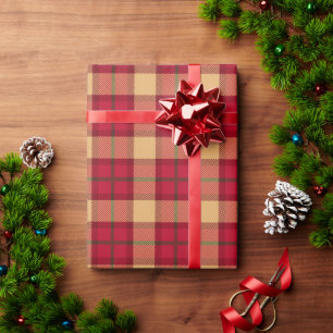 Klassiek Kerstpatroon Cadeaupapier