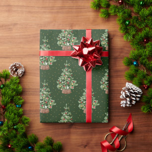 Klassiek Kerstpatroon Cadeaupapier