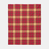 Klassiek Kerstpatroon Fleece Deken (Voorkant)