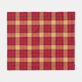 Klassiek Kerstpatroon Fleece Deken (Voorkant (Horizontaal))