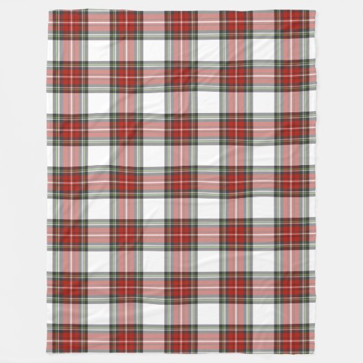 Klassiek kerstpatroon fleece deken (Voorkant)