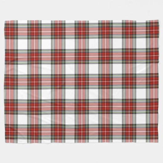 Klassiek kerstpatroon fleece deken (Voorkant (Horizontaal))