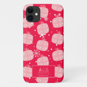 Klassiek kerstpatroon-kerstcadeau Case-Mate iPhone case