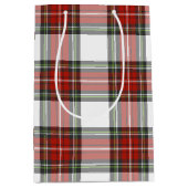 Klassiek kerstpatroon medium cadeauzakje (Voorkant)