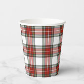 Klassiek kerstpatroon papieren bekers (Achterkant)