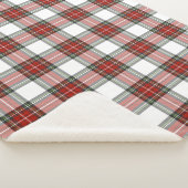 Klassiek kerstpatroon sherpa deken (3/4)