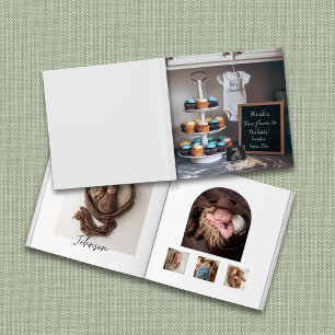 Klassiek keuken Cupcake baby fotoboek aandenken Gastenboek