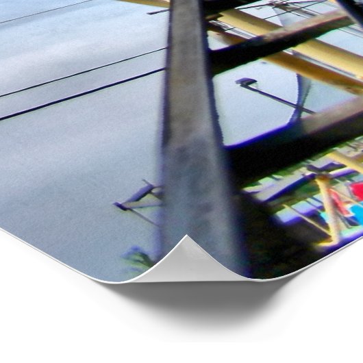 "Klassiek Kiddie Onderzetter" Poster (Hoek)