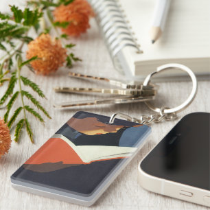 Klassiek kind leest een boek uit de bibliotheek sleutelhanger