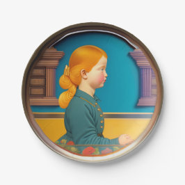 Klassiek kind ontwerp papier Borden Papieren Bordje